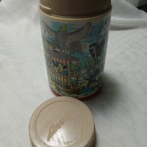 Vintage Walt Disney Express Childs Lunch Thermos Train Aladdin Bottle - NO CUP